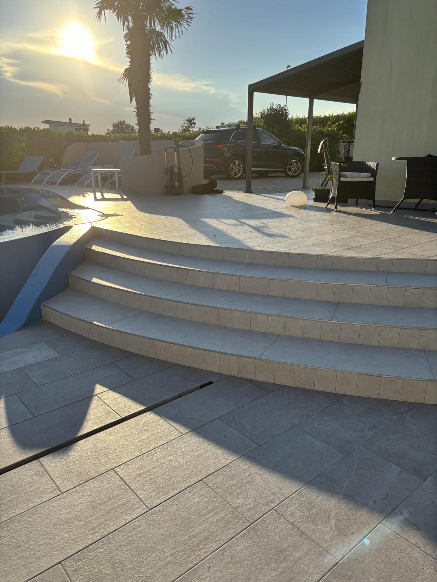 Villa Elke Maria mit Privatpool und Poolmassage Novigrad Istria Exterior foto